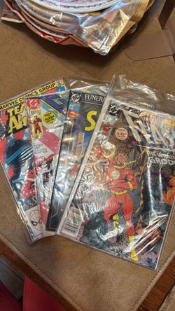 4 vintage Comic books