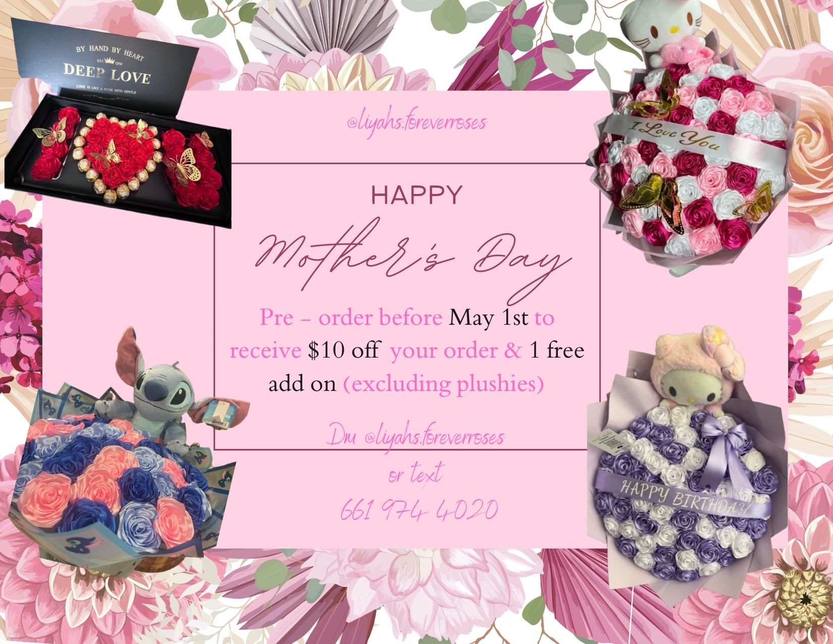 Eternal flowers Mother’s Day