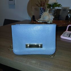 FURLA  Baby Blue Clutch Purse Small (5* X 5")