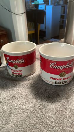 Set Of two Campbell Soup Bowls/mugs west Wood
