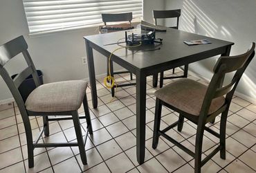 Table and chairs