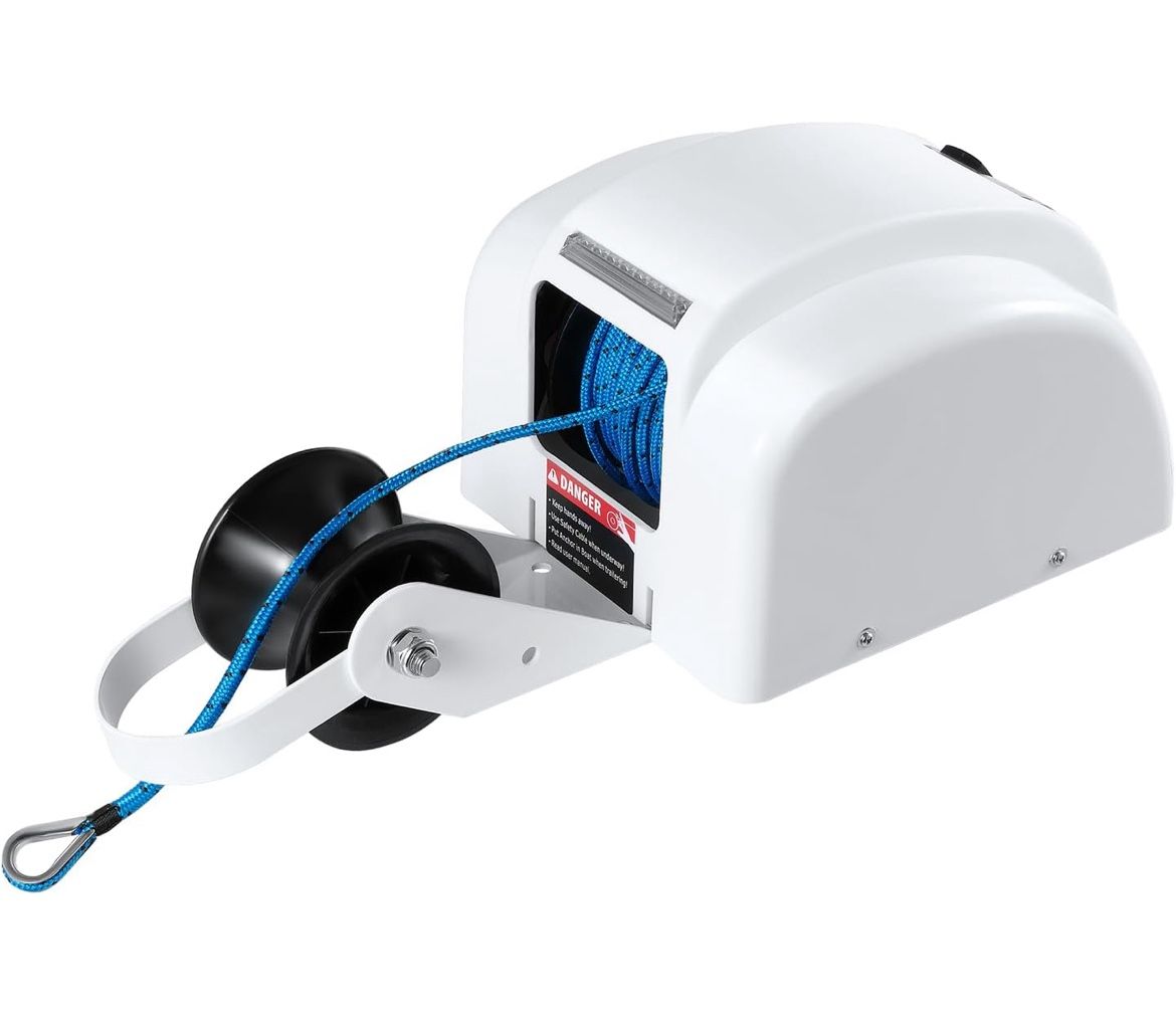Bigwater 45 Electric Anchor Winch,Marine Anchor Winch 12V,Saltwater Boat Anchor Windlass Kit