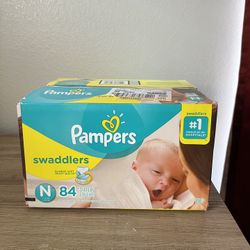 Pampers Swaddlers, size Newborn