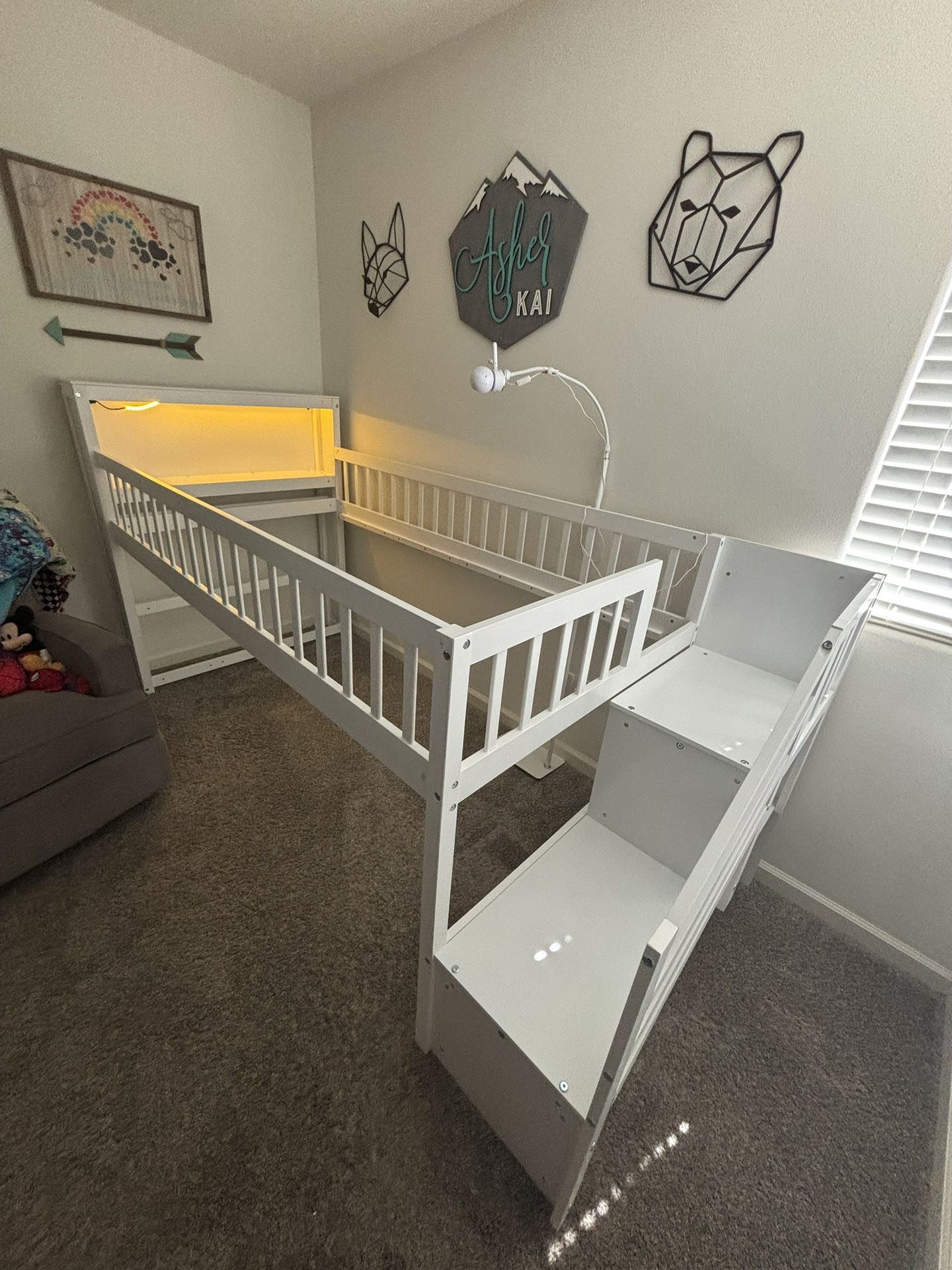 Brand new Twin low Loft Bed!