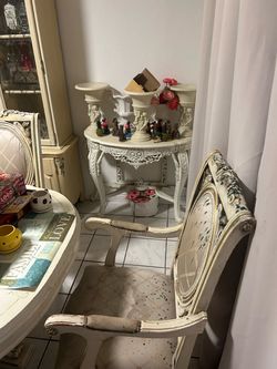 Dinner table set