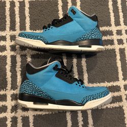 Used Nike Air Jordan 3 Powder Blue Size 8.5