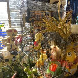 3 Story Antique Bird Cage