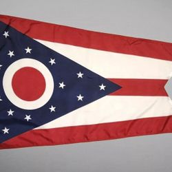 Annin Flagmakers OHIO Official State Design Spec Flag U.S.A. Made 5'x8' / New (Model 144280