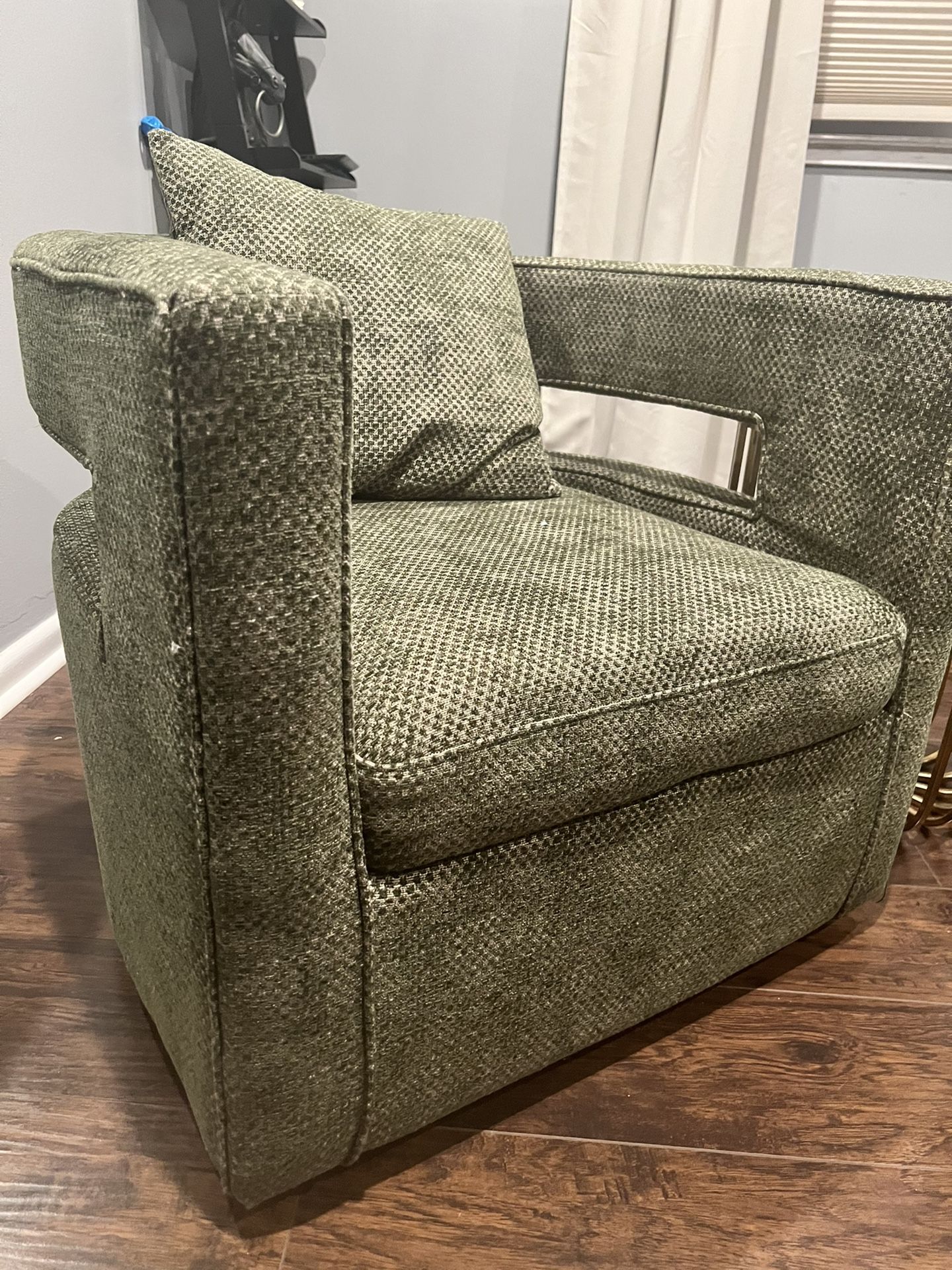 Renovation Sale! Two Swivel Accent Chairs