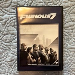 Furious 7 used DVD