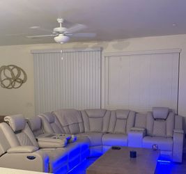 Cream sectional couch 6 months old 800 obo