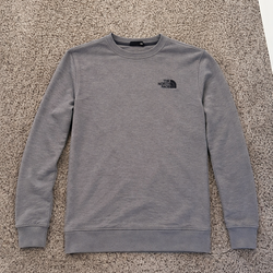 Medium  gray North face sweater