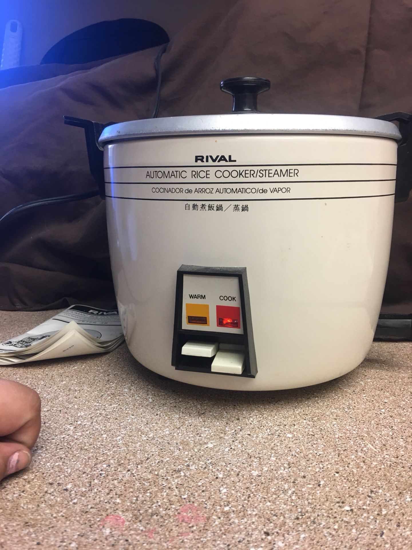 Rival Automatic Steamer/Rice Cooker 
