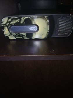 Xbox 360 with custom side panel.