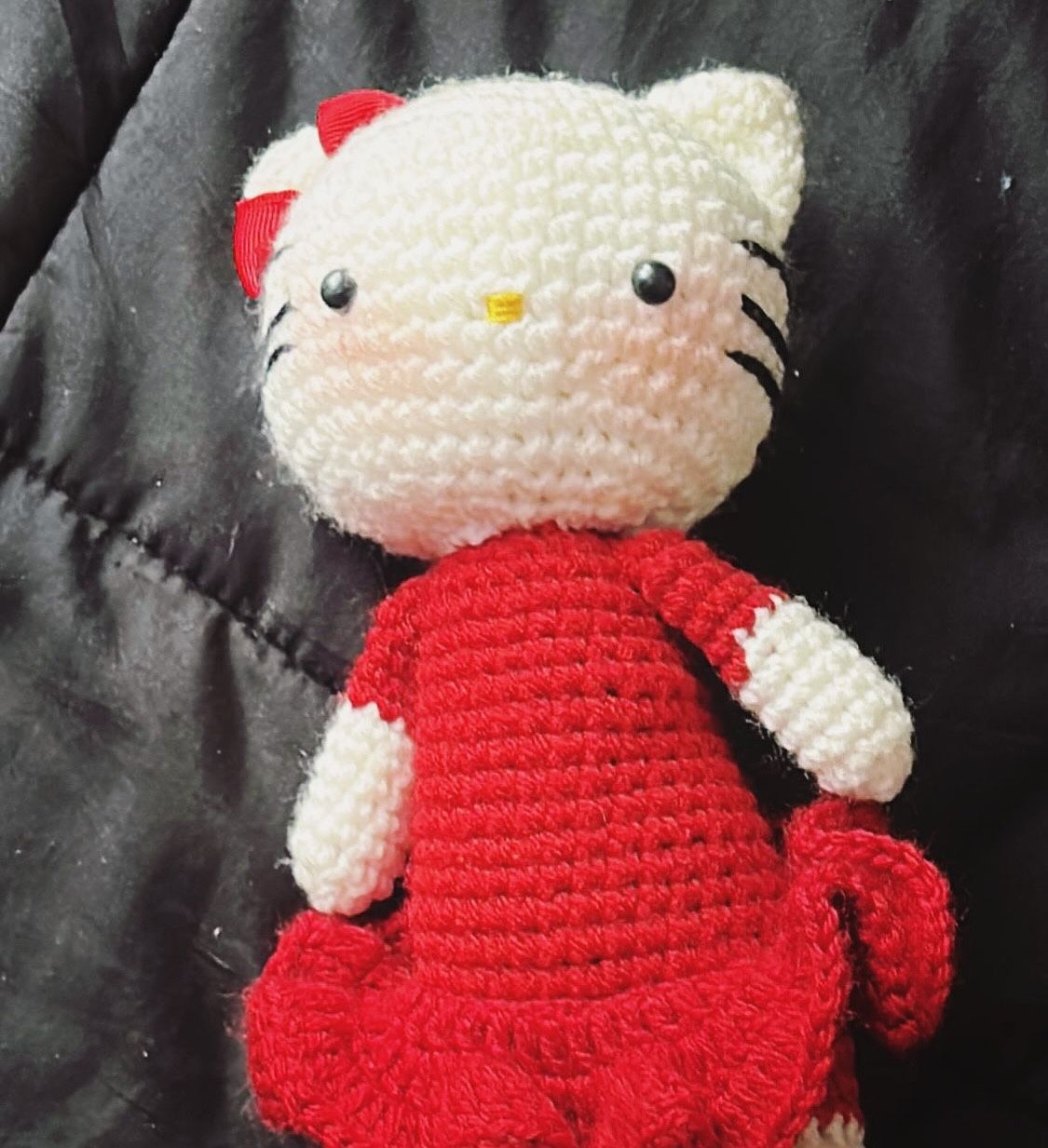 hello kitty crochet doll