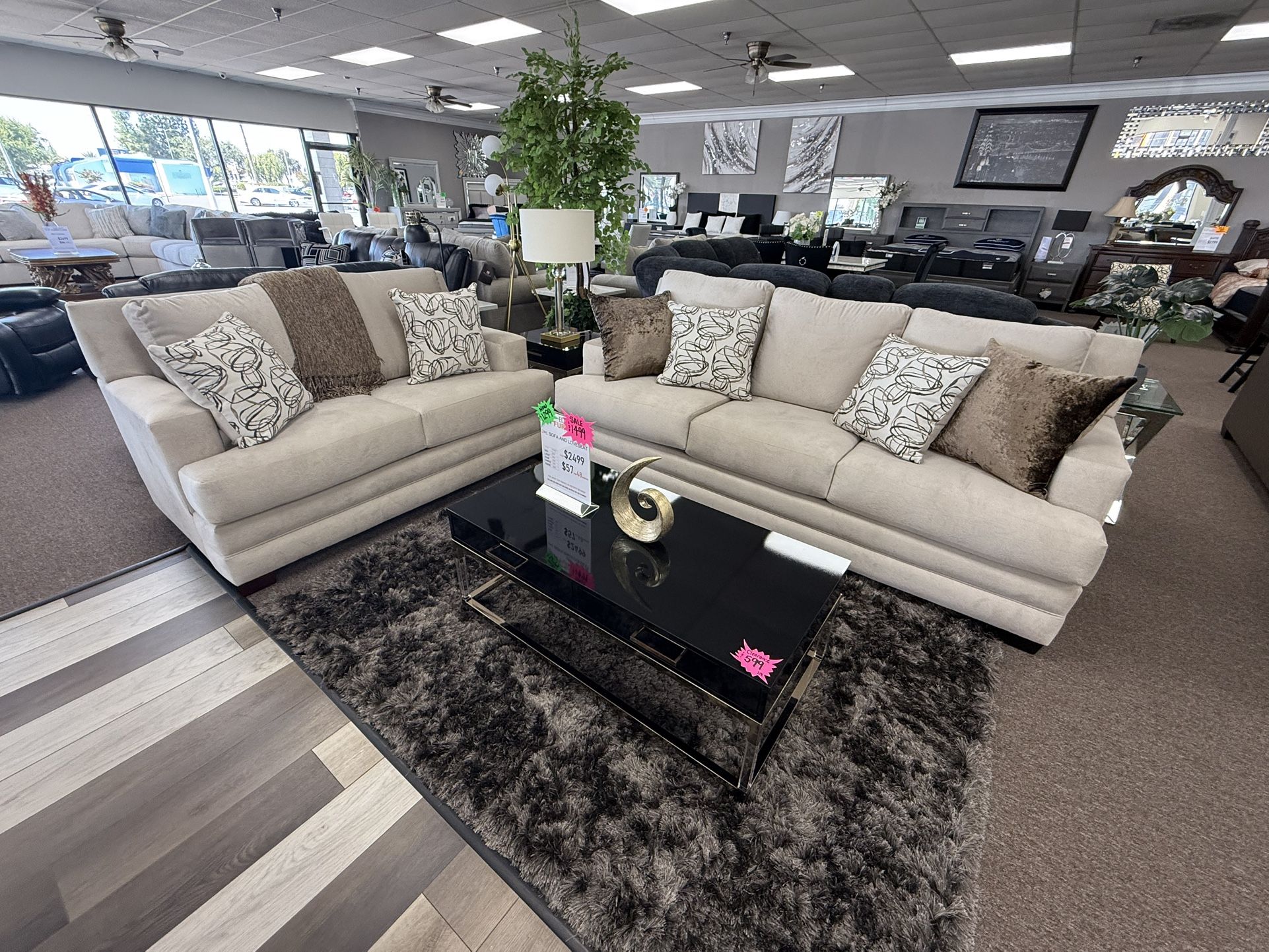 2 Pc Sofa And Loveseat