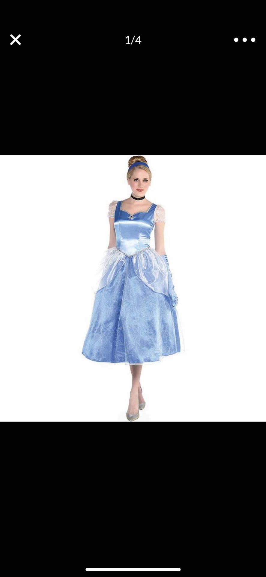 Cinderella Halloween Costume (M) Brand New $50