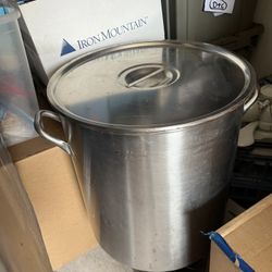 60 qt Commercial Stock Pot With Lid 
