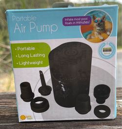 Sunny Days Portable Air Pump NEW