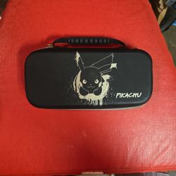 Pokemon Pikachu Switch Case Black/ Gold Lite 