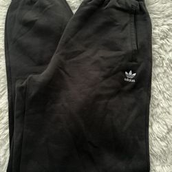 adidas Originals Adicolor Essentials Men's Trefoil Jogger Pants - Black, Size S