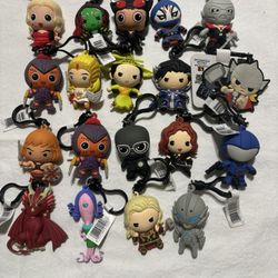 Lot Of 19 Brand New Key Chains