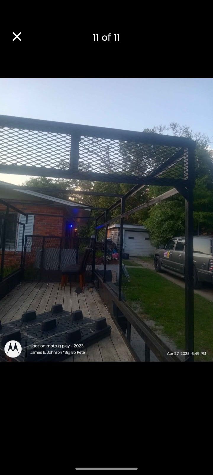 7X16 Utility Trailer With 6ft Sides