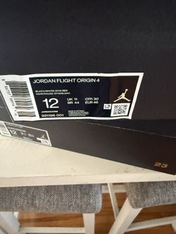 New Jordan Flight Origin 4 Size 12