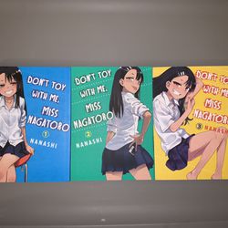 Volumes 1-3 Don’t Toy With Me Miss Nagatoro