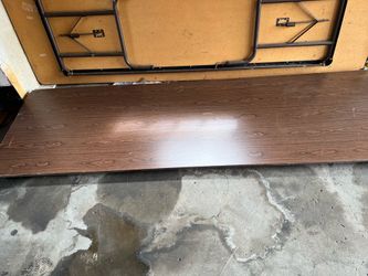 2 banquet size tables 96”x20”