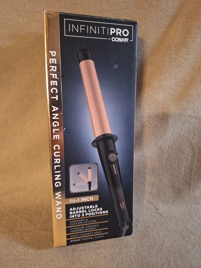 Conair infiniti pro perfect angle adjustable curling wand hotsell