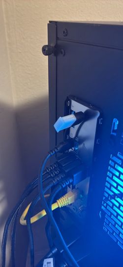 Gaming mic with arm and usb c/ usb a port