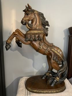 Caballo de Madera grande Vien Cuidado