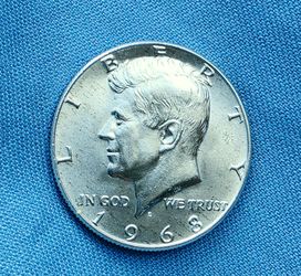 1968-D JFK Silver Half- Dollar ☆Mint Error☆, Triple Die Ov.
