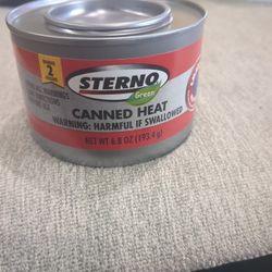 Sterno Canned Heat 
