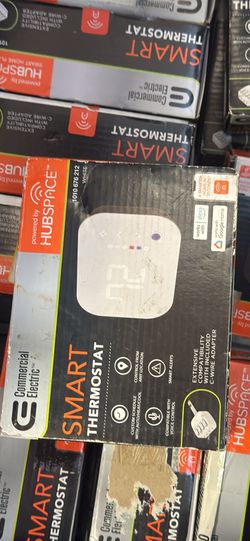 Commercial Electric Smart Thermostat White