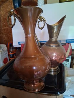 Vintage brass decor. From Europe