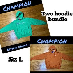 Two hoodie bundle $49 new size Large 