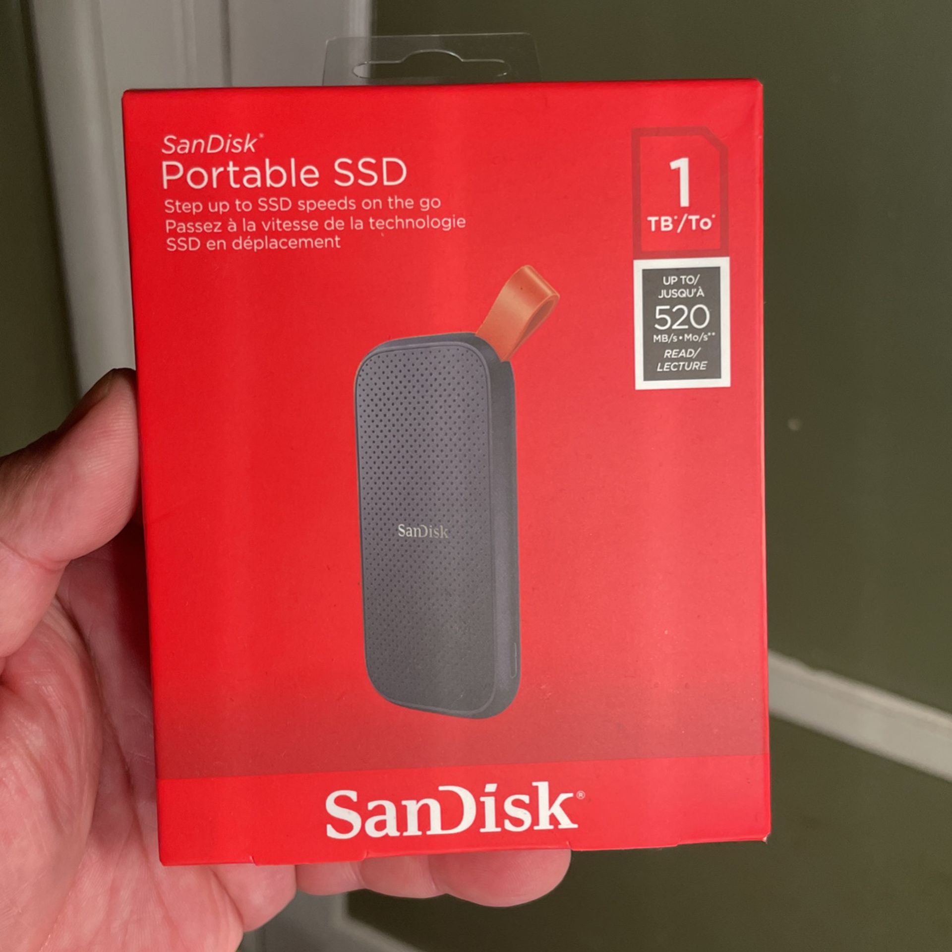 SanDisk Portable SSD 1TB Windows 10 Windows 8.1 macOS High Sierra Mojave and/et Catalina 
