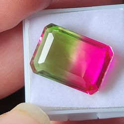 15ctw Natural Watermelon Tourmaline Crystal Doublet