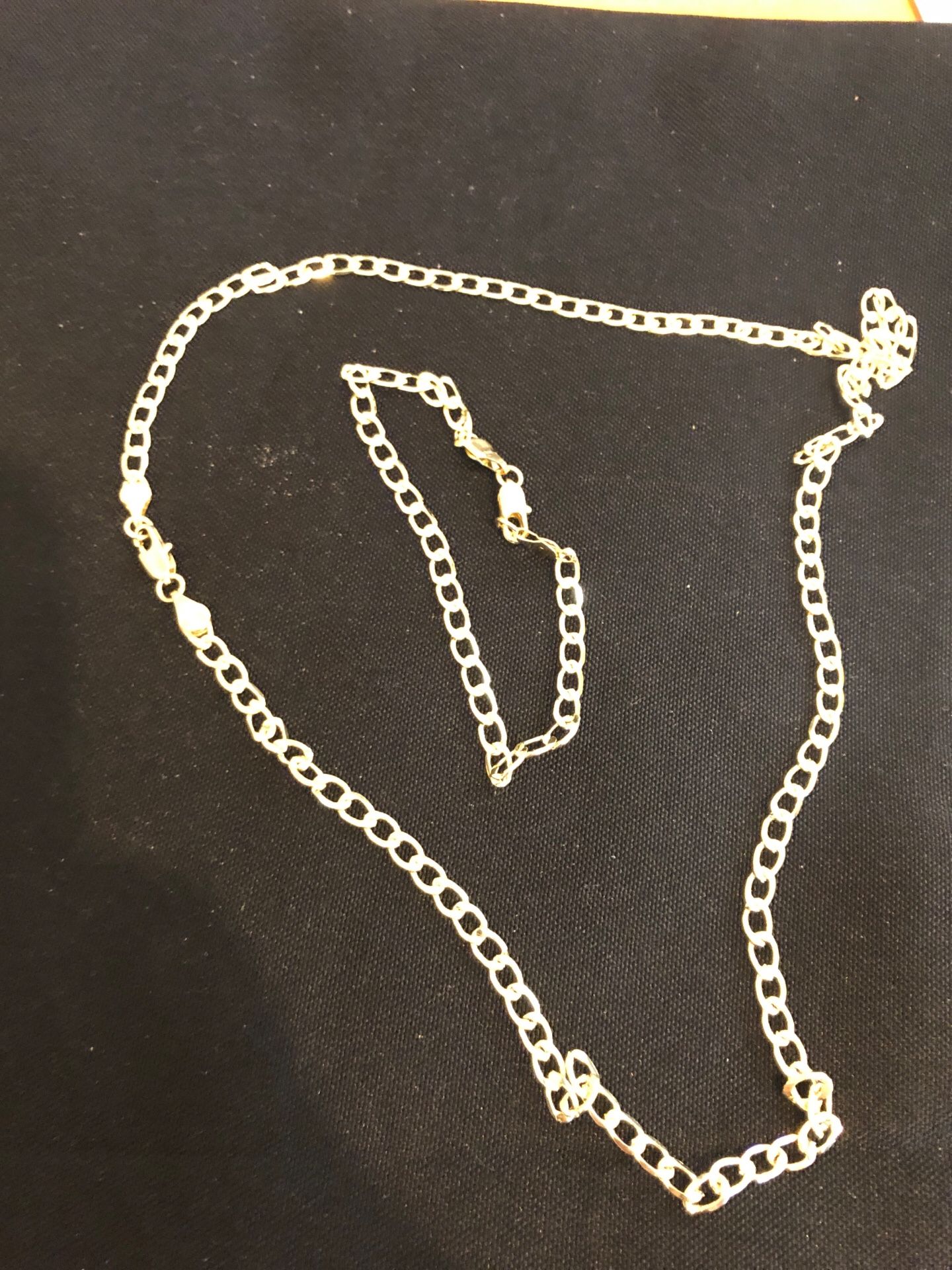 New bracelet and chain