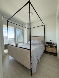 Crate & Barrel Canopy Bed