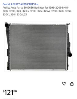 BMW 99 - 09 3 Series Radiator Brand New!
