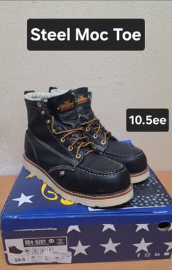 Thorogood Work Boots sz10.5ee STEEL MOC TOE
