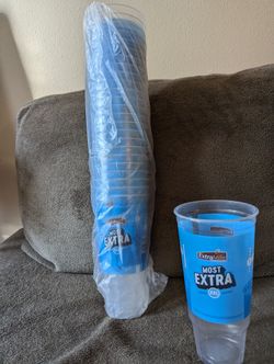 New  Most Extra  --Plastic Cups (25) Price negotiable