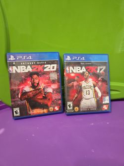 NBA 2K 20 & 17 PS4 games
