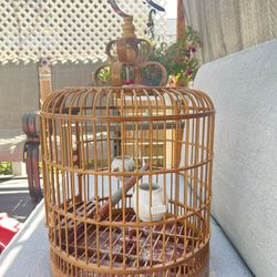 Bamboo Cage Bird