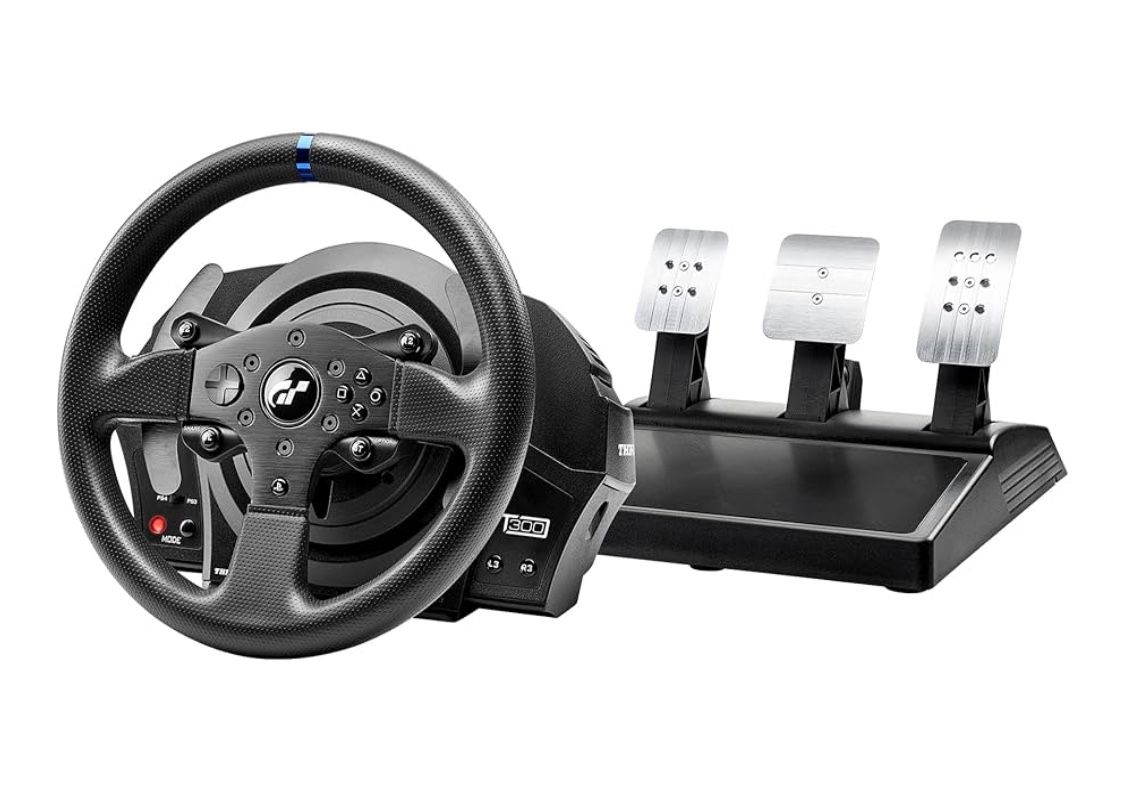 Thrustmaster T300RS Force Feedback GT Racing Wheel (compatible w/ PS5, PS5 Pro, PS4 & PC)