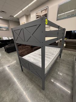 TWIN OVER TWIN BUNK BED