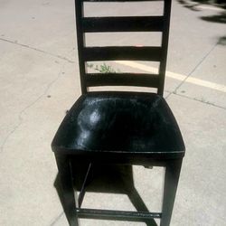 Solid Wood tall ladder back chair